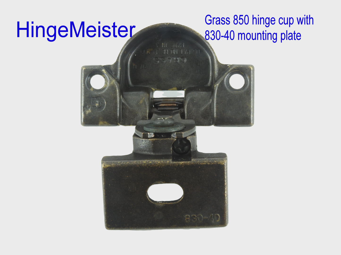 Grass 830-40 hinge - HingeMeister