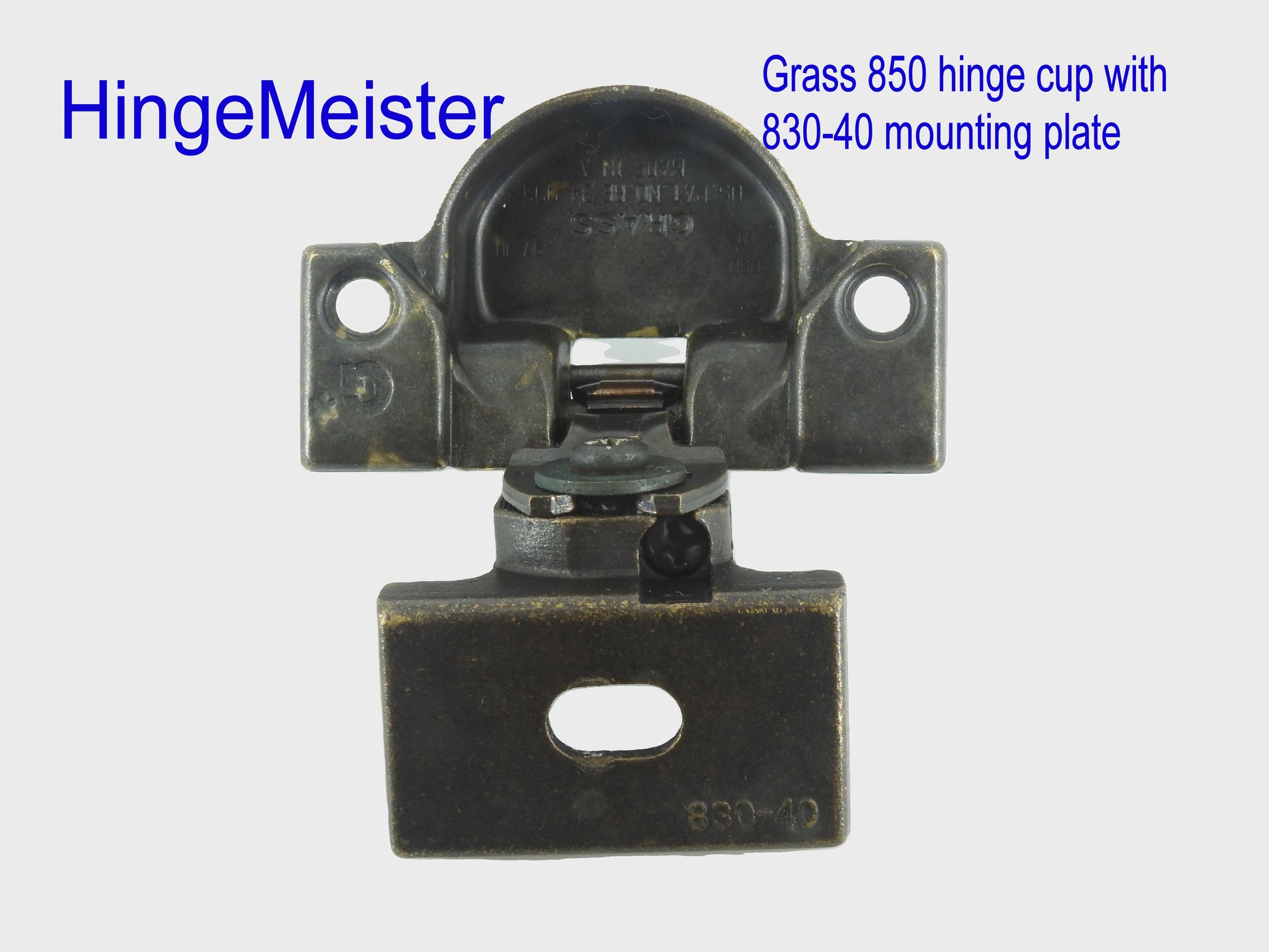 Grass 830-40 hinge - HingeMeister