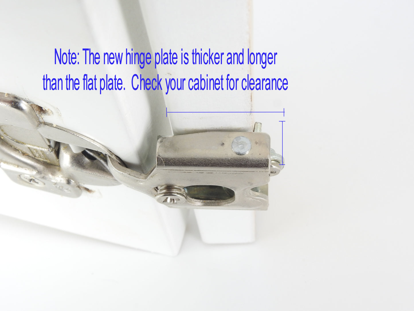 Grass 860-01 & 860-02 Soft Close flat plate Replacement hinge - NEW - Sold in Pairs