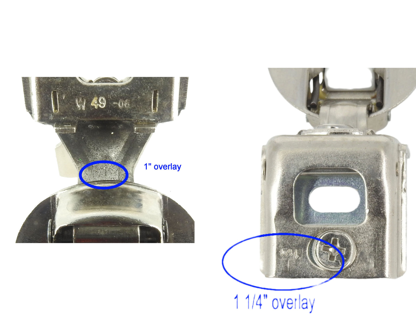 Grass 860-01 & 860-02 Soft Close Adjustable plate Replacement hinge - NEW - Sold in Pairs