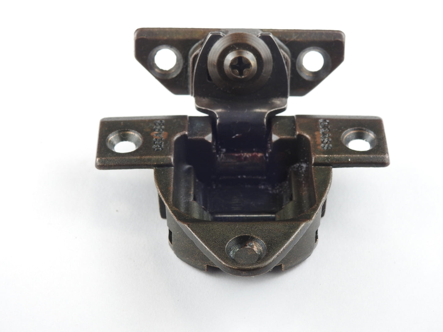 Grass 830 3 Screw hole Hinge with 830-09 plate Bronze older version - Refurbished Complete