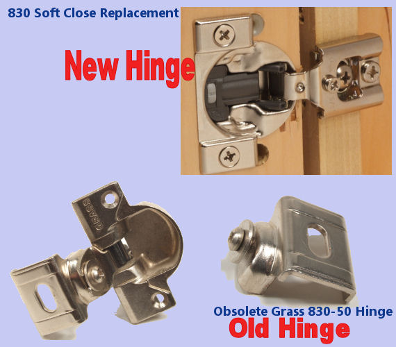 Grass 830-50 Soft Close Replacement Hinges - Sold as PAIRS!