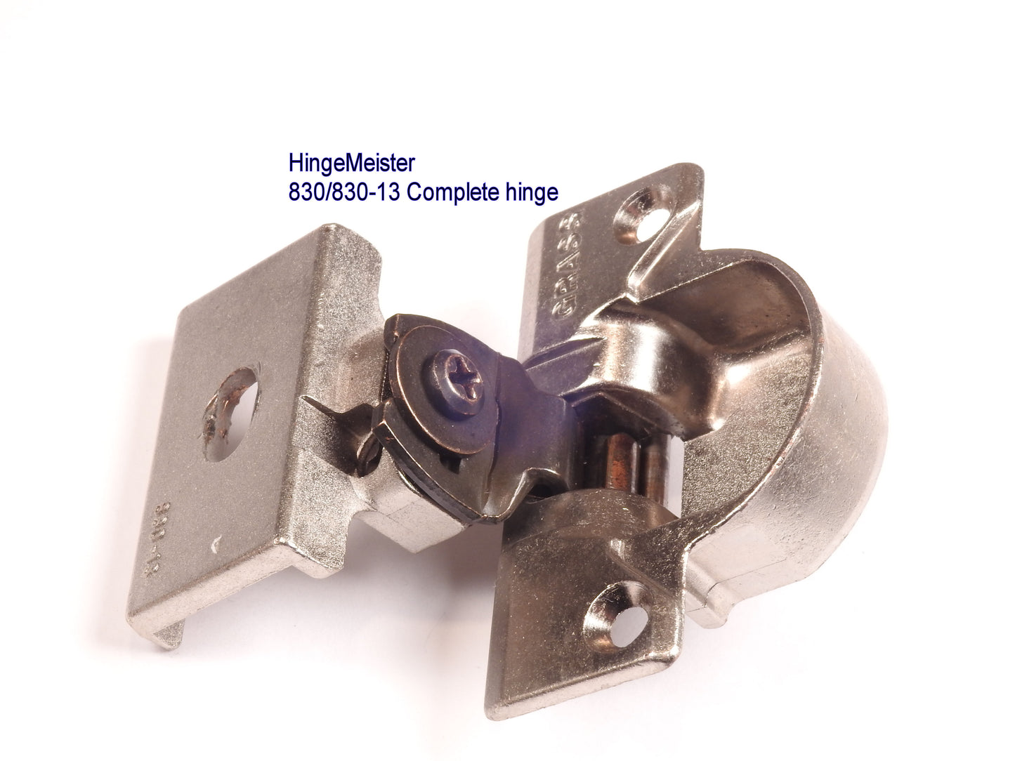 Grass 830-13 Nickel Hinge and mounting plate - Complete Hinge - Refurbished