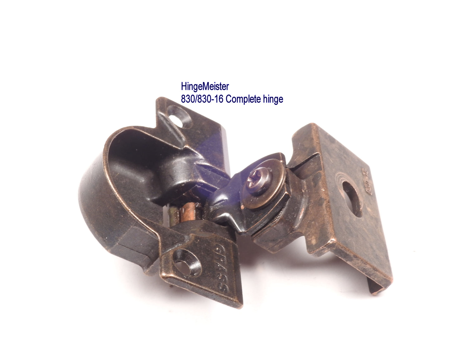 Grass 830-16 Bronze Hinge and mounting plate - Complete Hinge - Refurbished