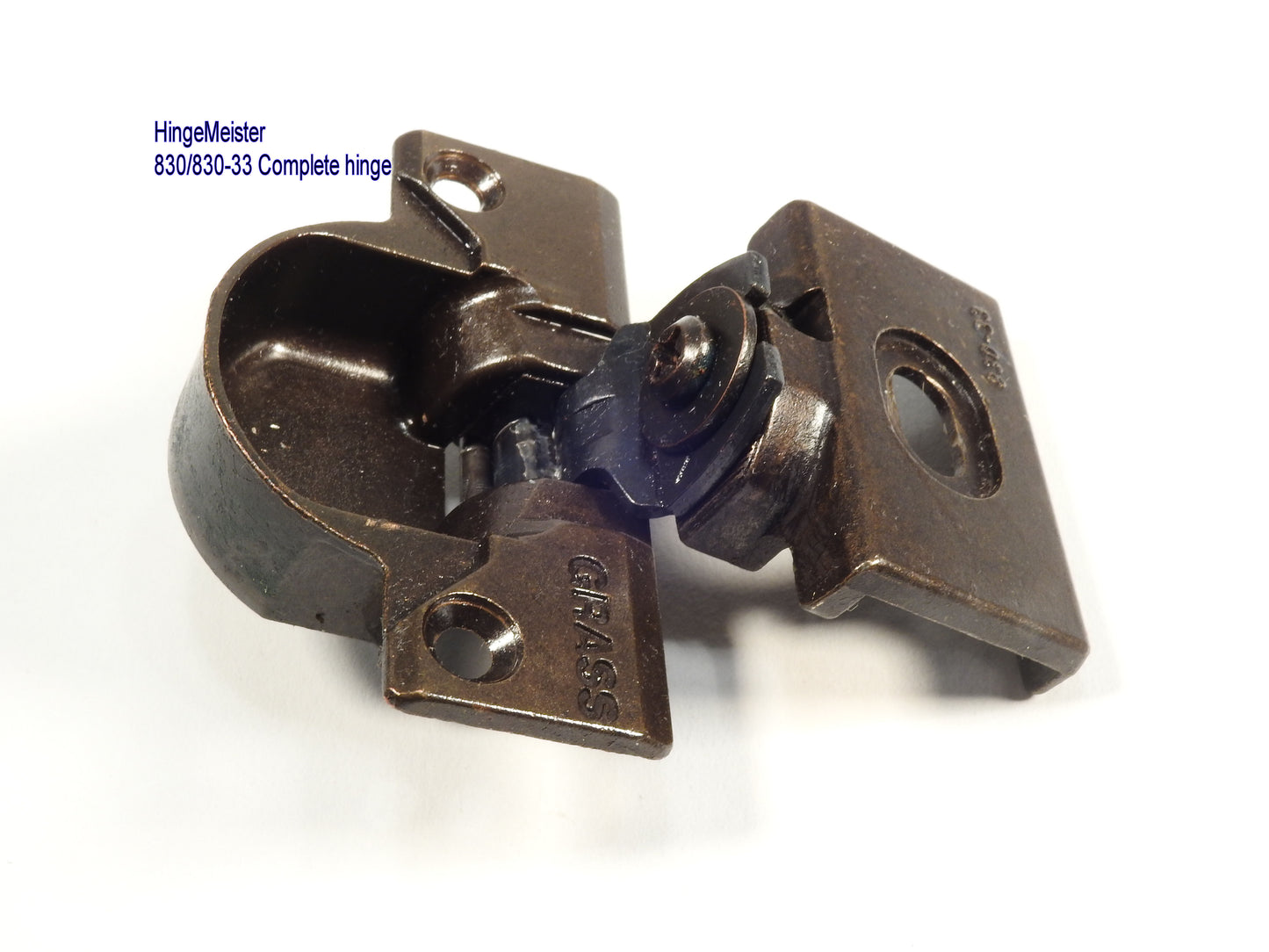 Grass 830-33 Bronze Hinge and mounting plate - Complete Hinge - Refurbished