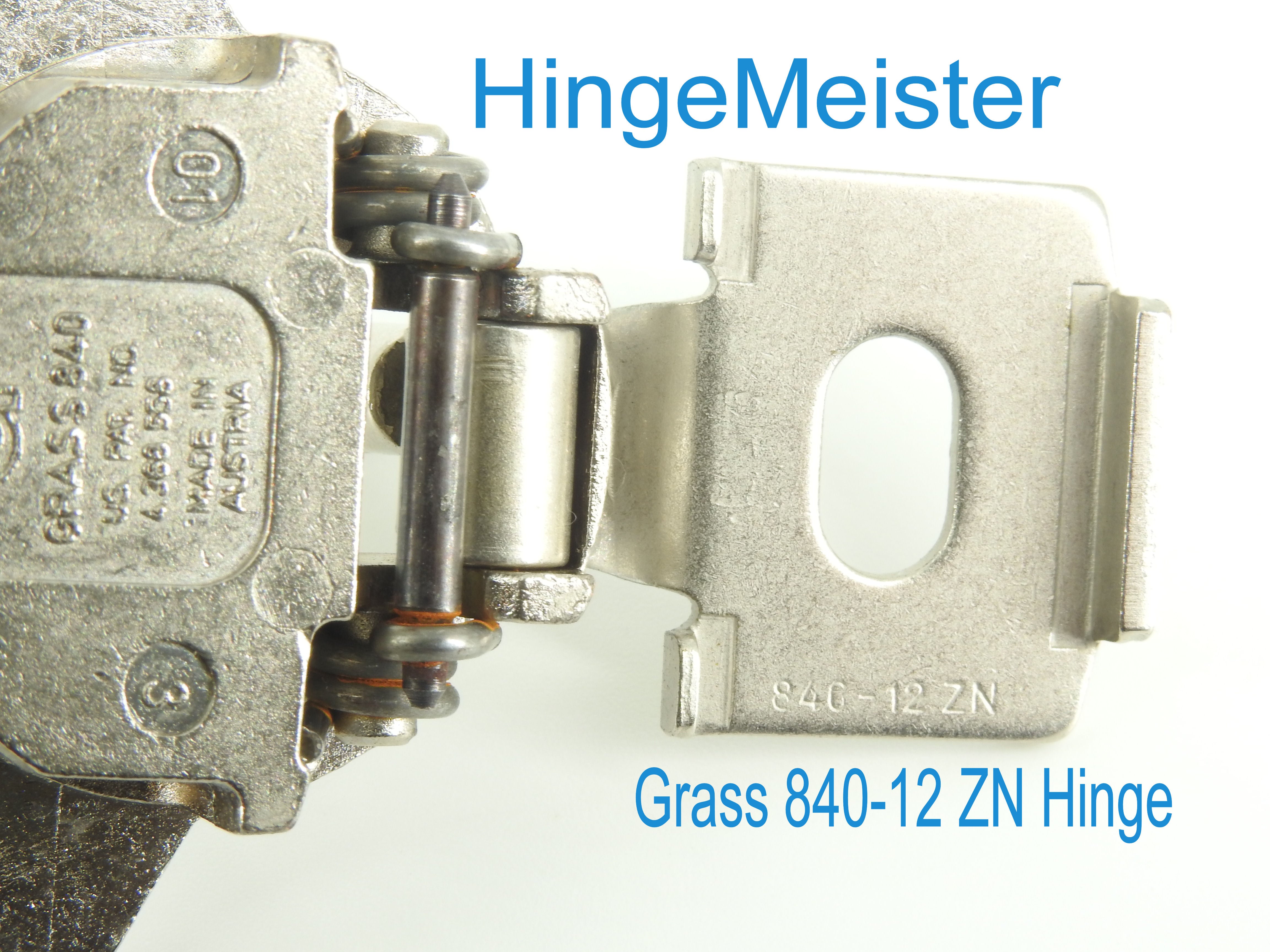 Grass 840-12 ZN hinge nickel finish – Hinge Meister
