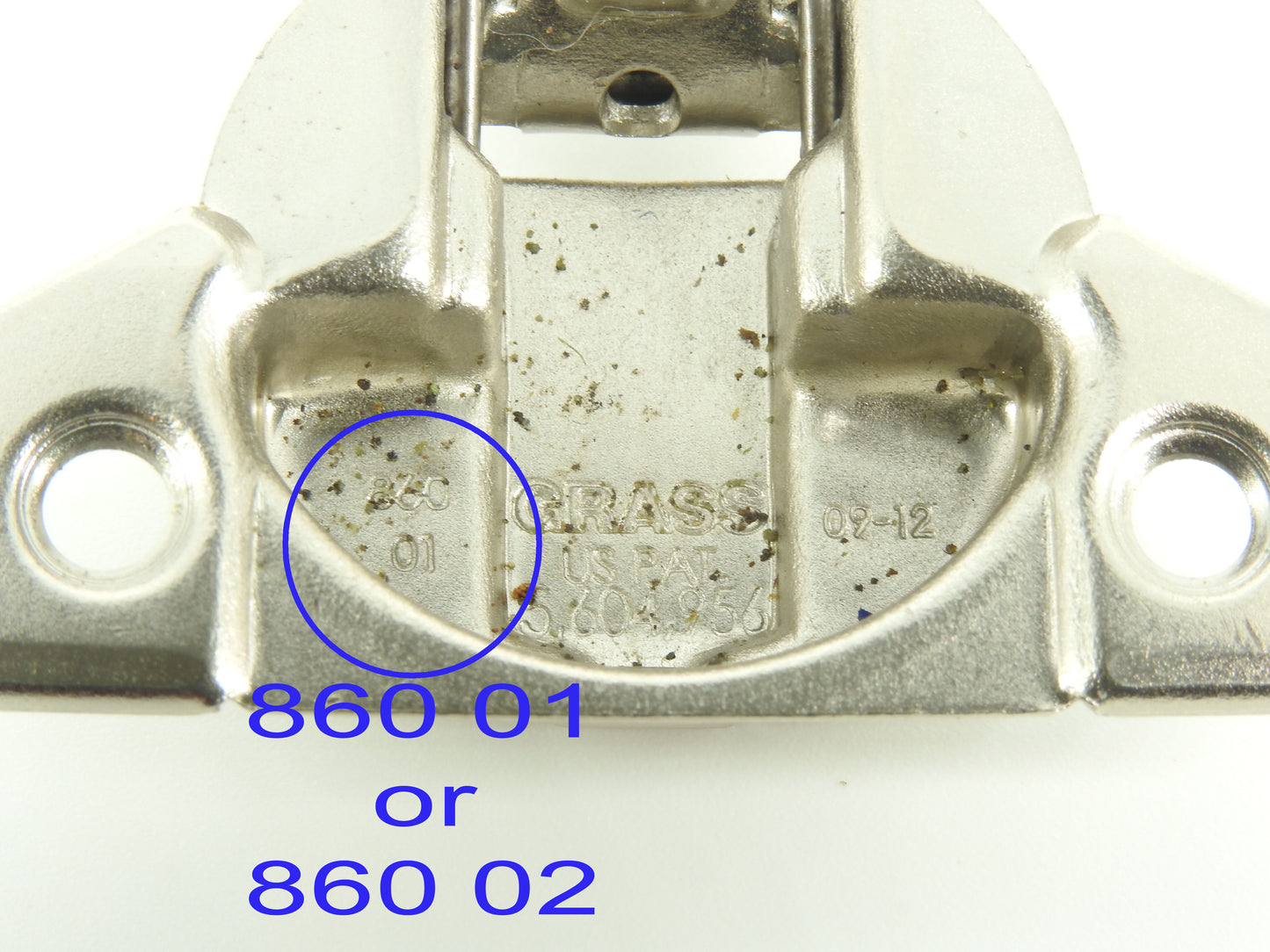 Grass 860 Soft Close flat plate Replacement hinge - NEW - Sold in Pairs