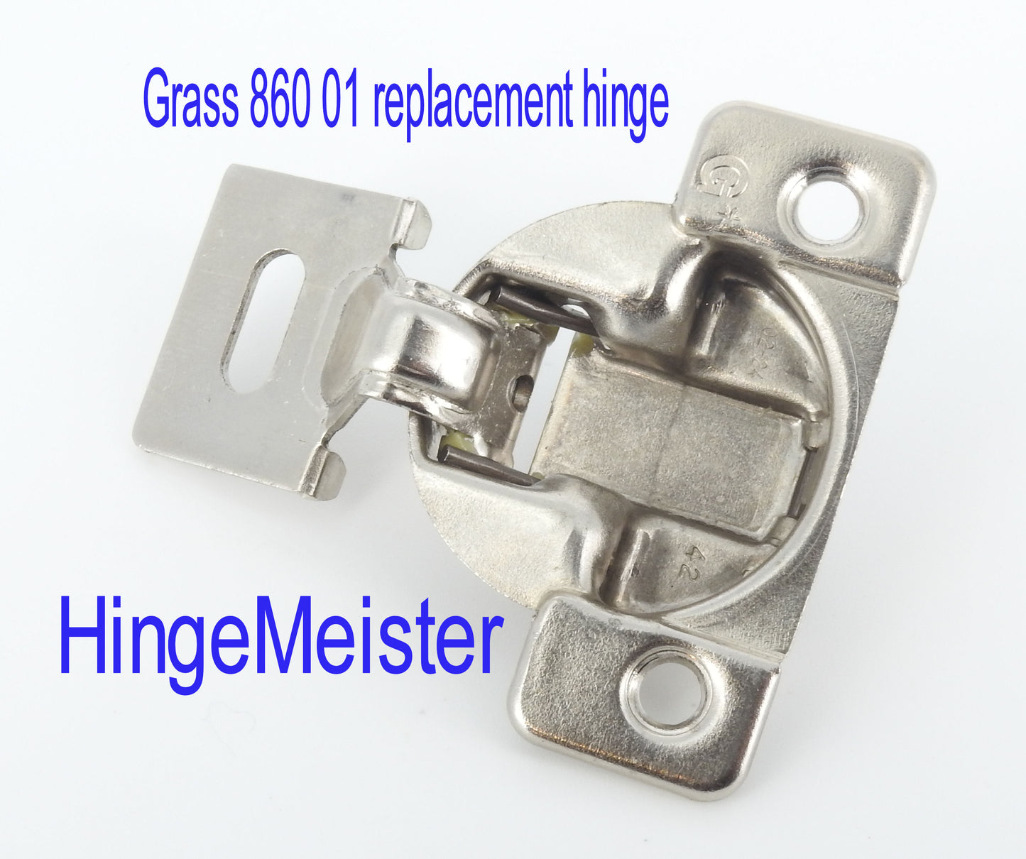 Grass 860 flat plate Replacement hinge - NEW - Sold in Pairs 860- 05 06 22 34 35 38 46 47 67 68 77 81 82