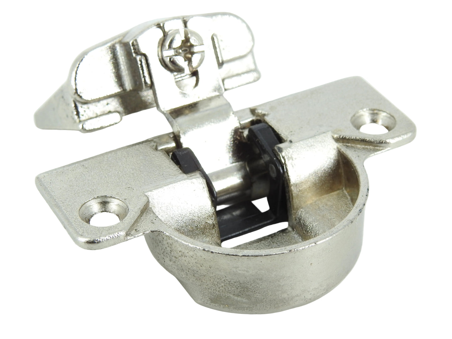 Mepla Hinge 698.254.53.00 - 3/4" Overlay - 348.253.51.95 - Round top hinge - Refurbished