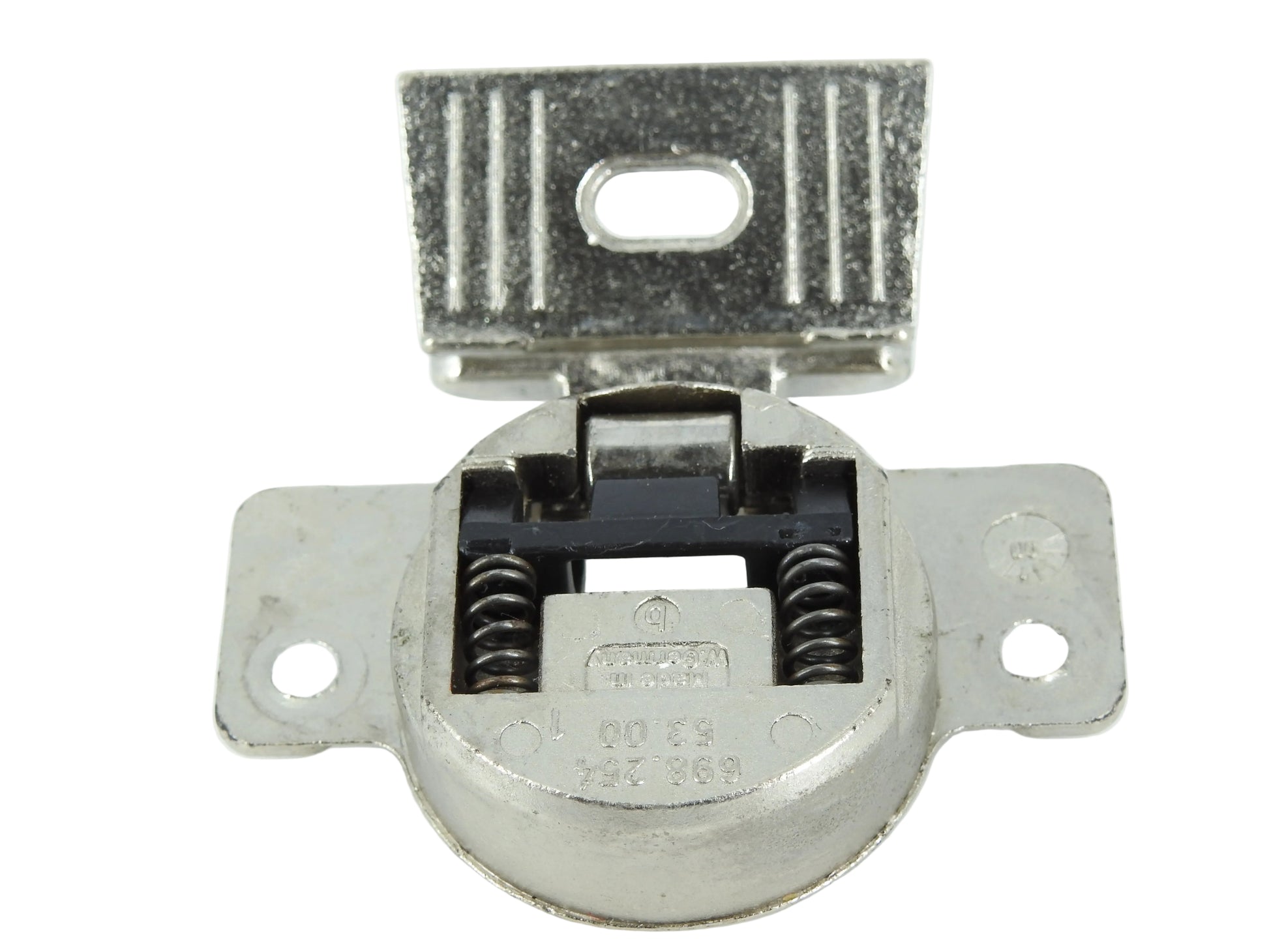 Mepla Hinge 698.254.53.00 - 3/4" Overlay - 348.253.51.95 - Round top hinge - Refurbished