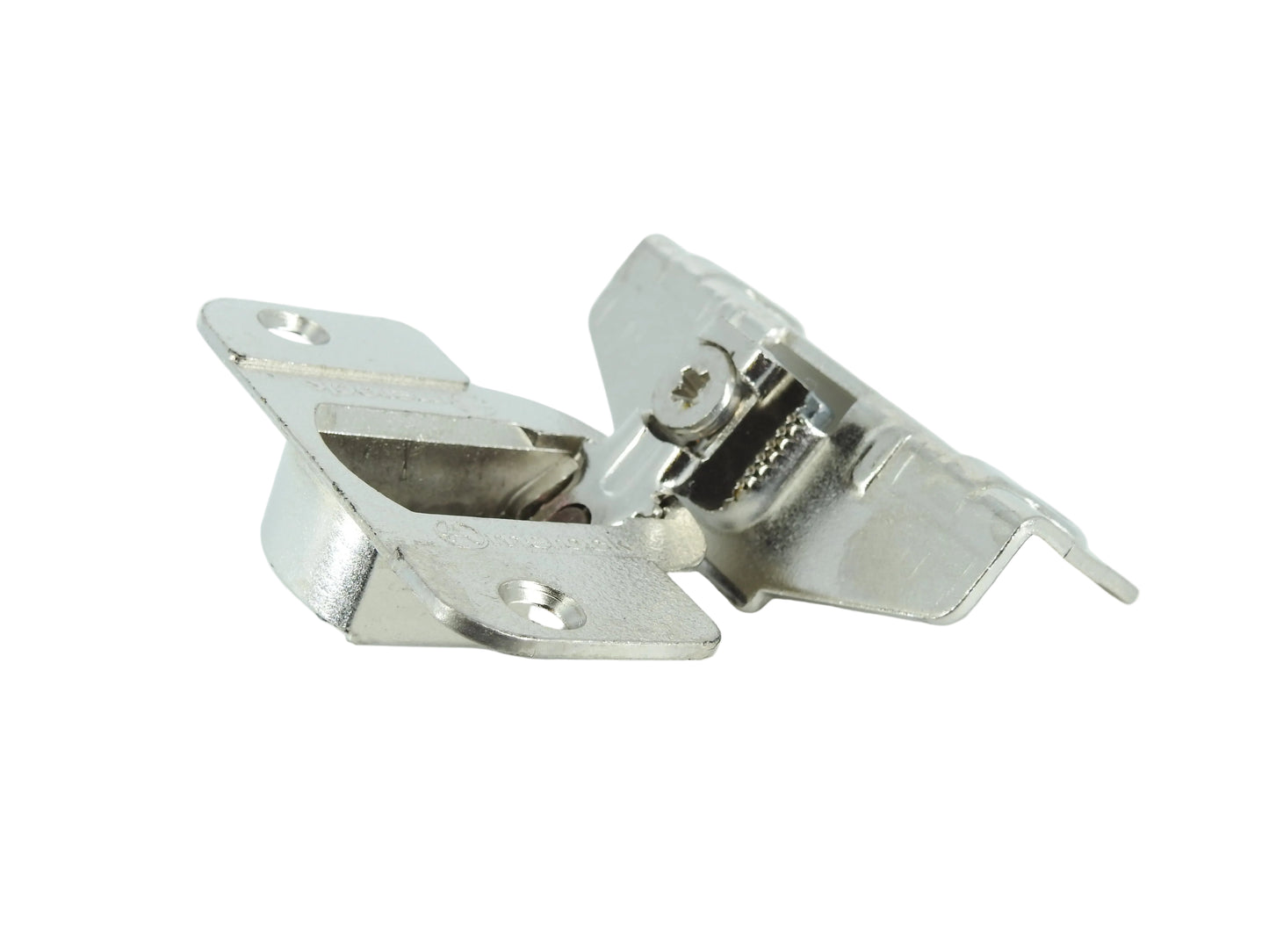 Amerock 2010 Hinge  Nickel Finish with 1 3/8" Base Plate - 45mm Drilling