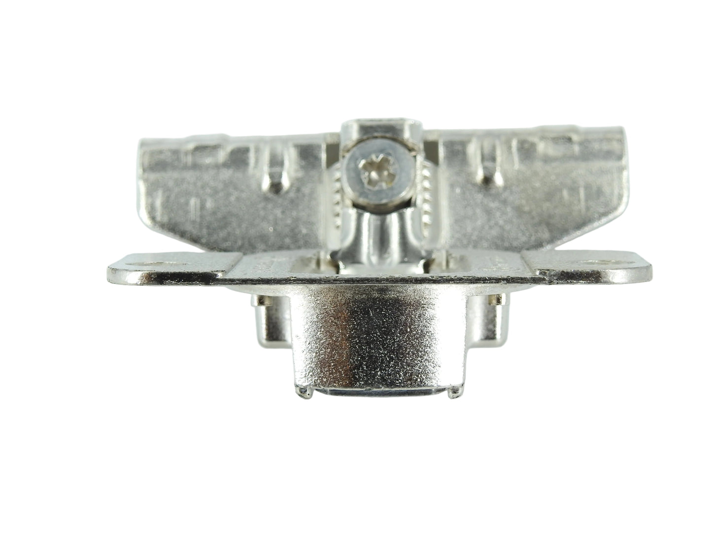 Amerock 2010 Hinge  Nickel Finish with 1 3/8" Base Plate - 45mm Drilling