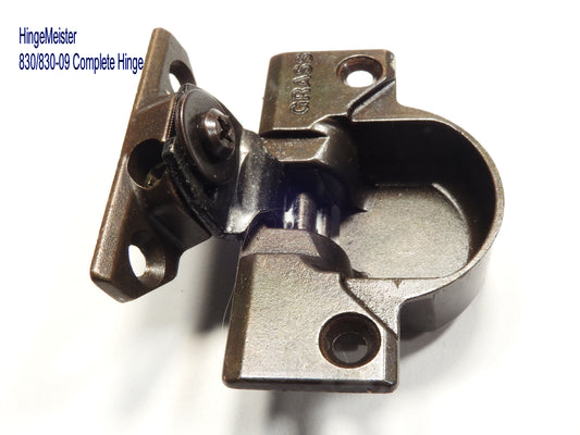 Grass 830-09 hinge  Hingemeister 830 hinge cup in the Bronze finish