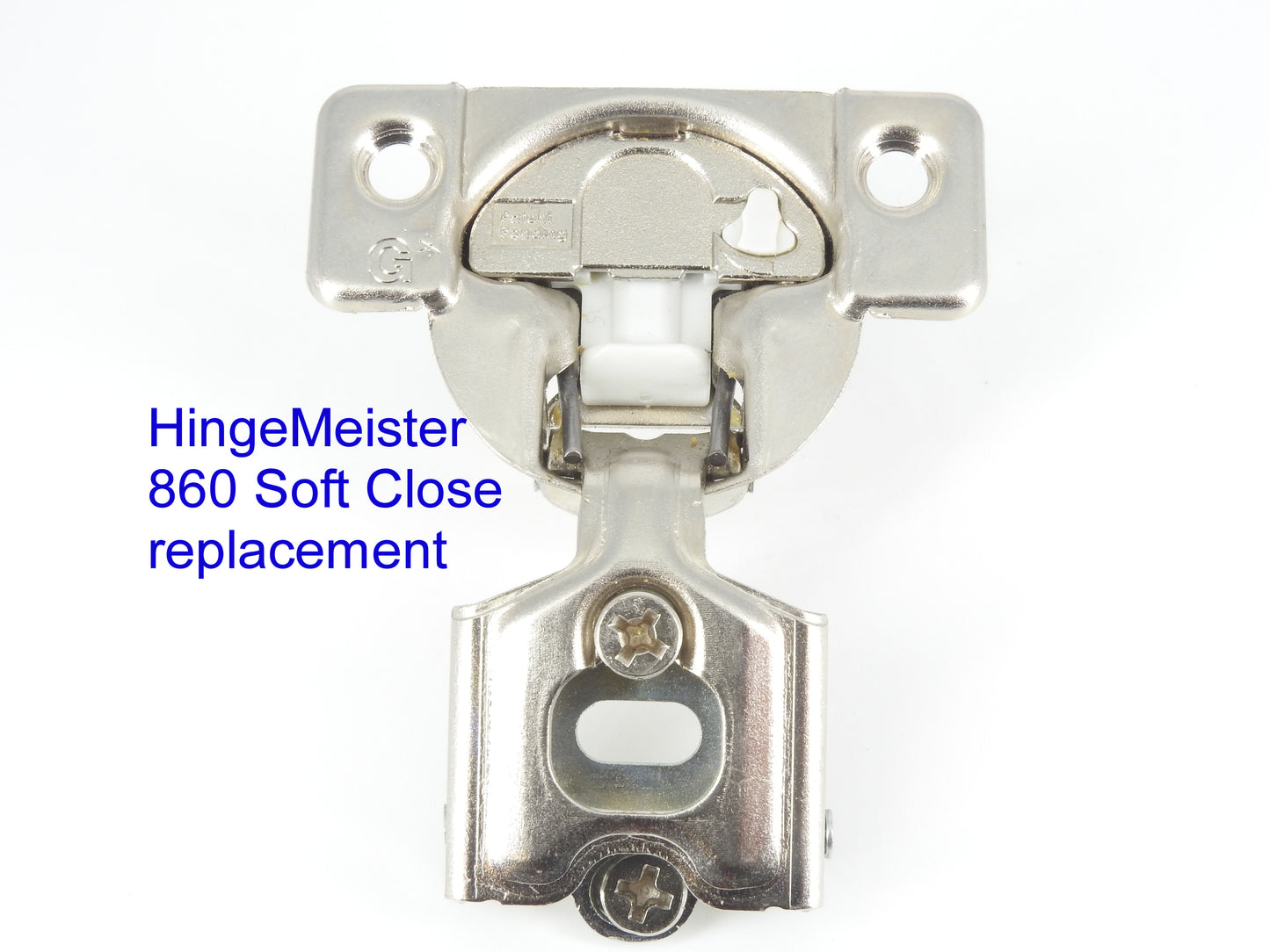 Grass 860-01 & 860-02 Soft Close Adjustable plate Replacement hinge - NEW - Sold in Pairs