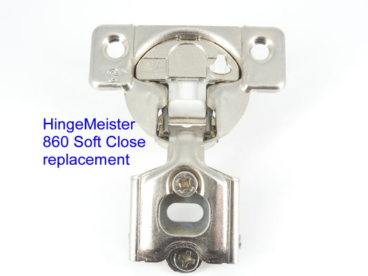 Grass 860-01 & 860-02 Soft Close Adjustable plate Replacement hinge - NEW - Sold in Pairs