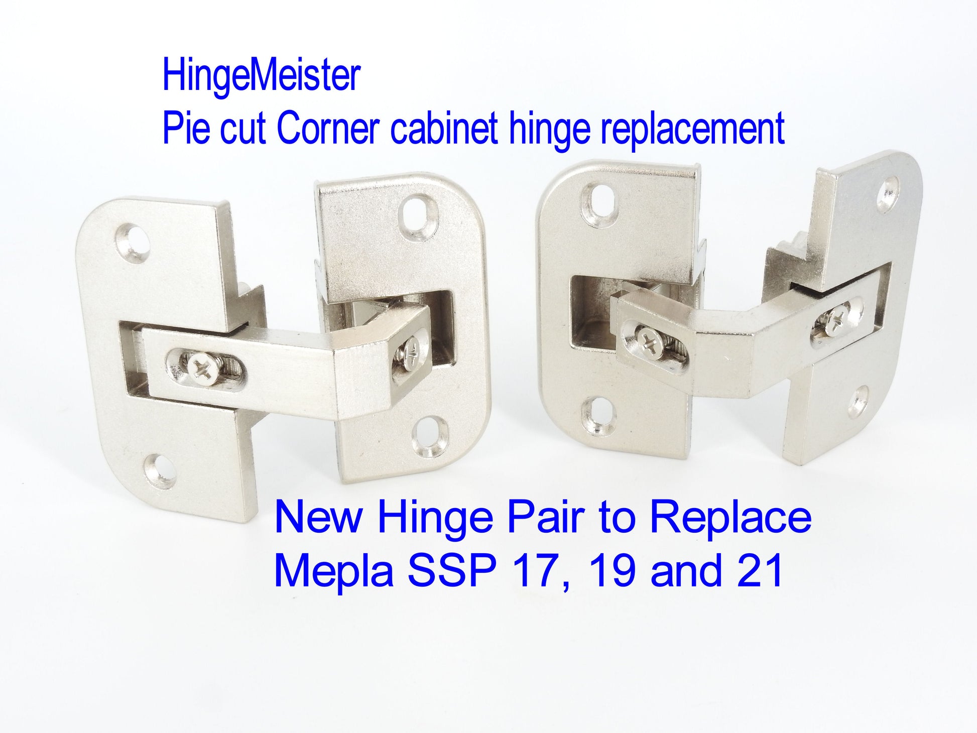 Mepla pie cut hinge corner cabinet 699.299.03.00 346.290.03.00 black strap