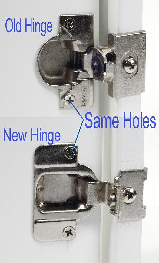 Grass 830-38 and 830-41 Replacement Hinges - Easy Install - Sold as PAIRS!