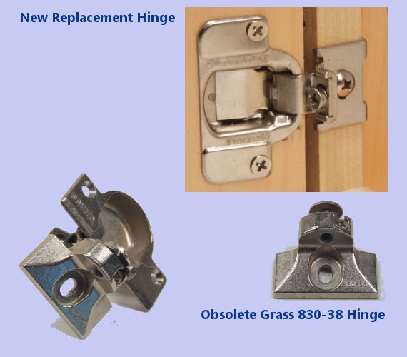 Grass 830-38 and 830-41 Replacement Hinges - Easy Install - Sold as PAIRS!