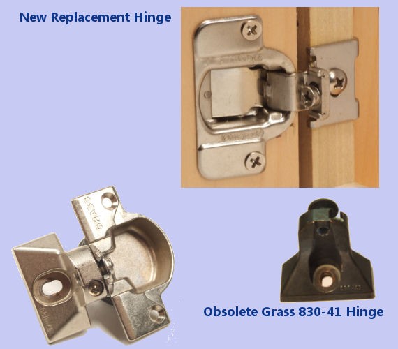 Grass 830-38 and 830-41 Replacement Hinges - Easy Install - Sold as PAIRS!