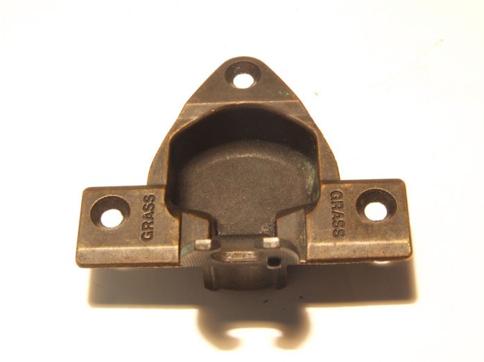 Grass 830 3 Screw hole Hinge Bronze Finish - Refurbished