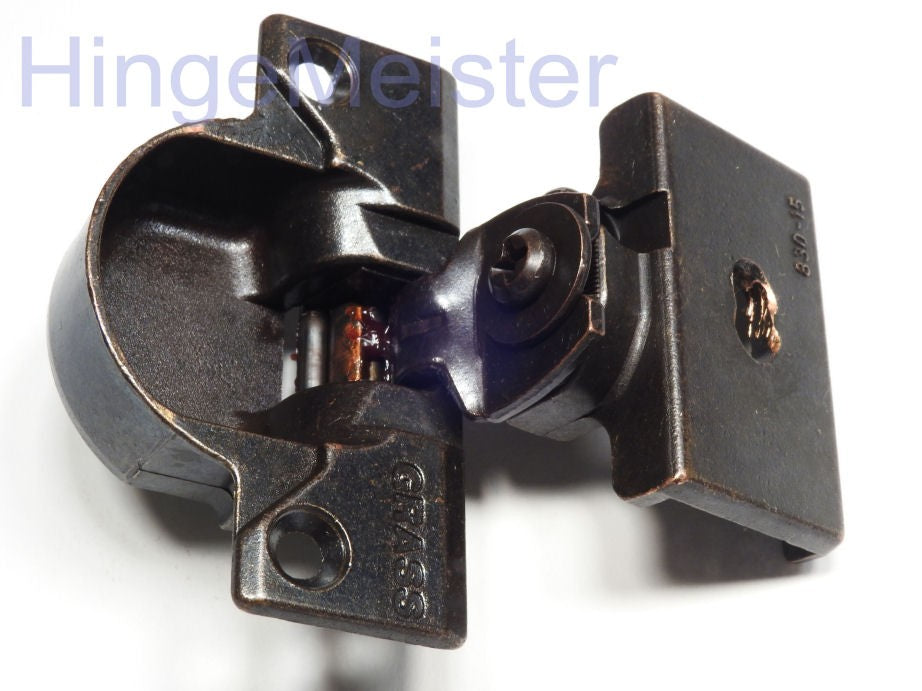 Grass 830-15 Bronze Hinge and mounting plate - Complete Hinge - Refurbished