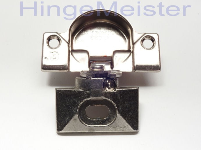 Grass 850 / 830-37 Nickel Hinge and mounting plate - Complete Hinge - Refurbished