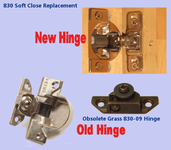 Grass 830 Soft Close Replacement Hinges - Sold as PAIRS!