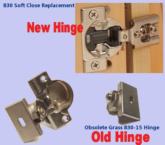 Grass 830 Soft Close Replacement Hinges - Sold as PAIRS!