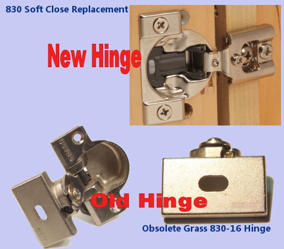 Grass 830 Soft Close Replacement Hinges - Sold as PAIRS!