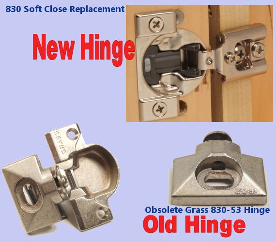 Grass 830-53 Soft Close Replacement Hinges - Sold as PAIRS!