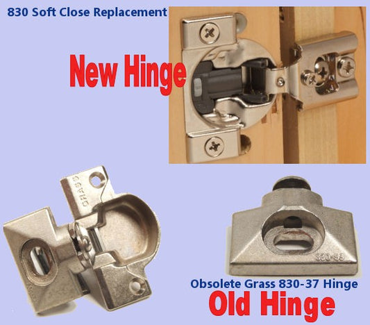 Grass 830-37 Soft Close Replacement Hinges - Sold as PAIRS!