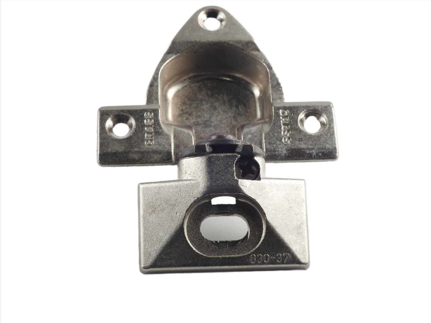 Grass 830 3 Screw hole Hinge with 830-37 plate Nickel  - Refurbished Complete