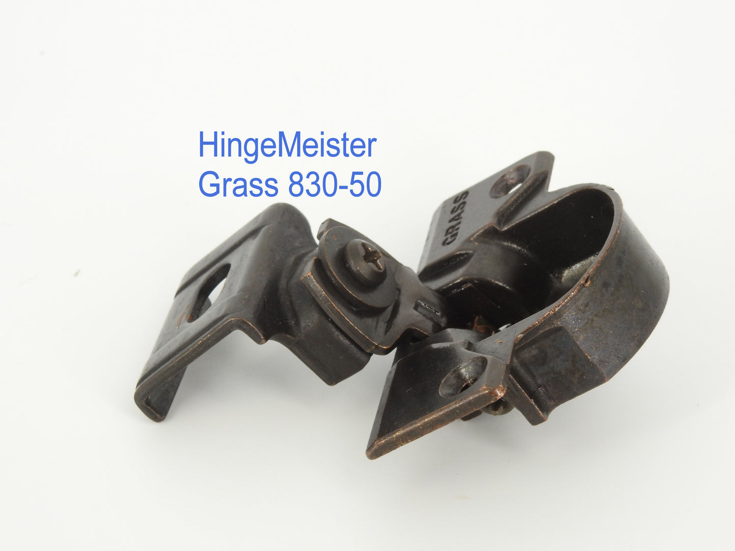 Grass 830-50 Bronze Hinge and mounting plate - Complete Hinge - Refurbished