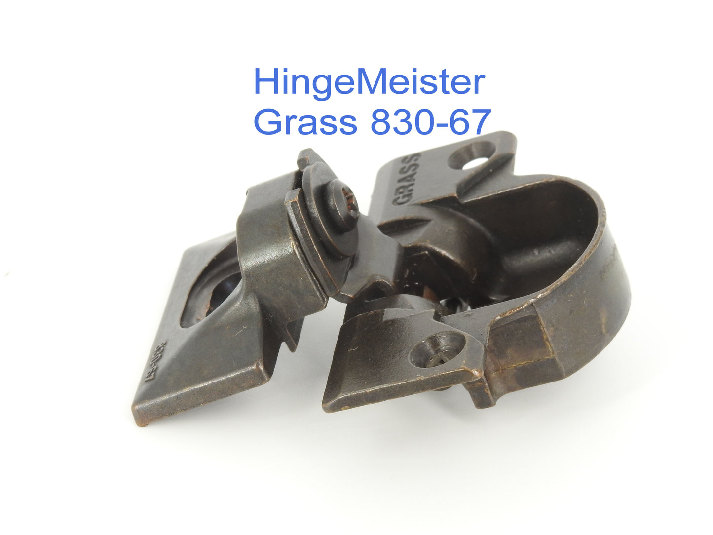 Grass 830-67 Bronze Hinge and mounting plate - Complete Hinge - Refurbished