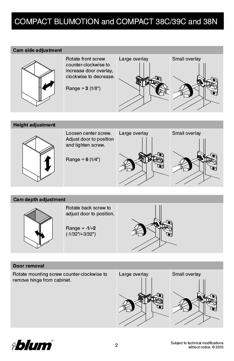 830 Soft Close Replacement Hinges – Hinge Meister