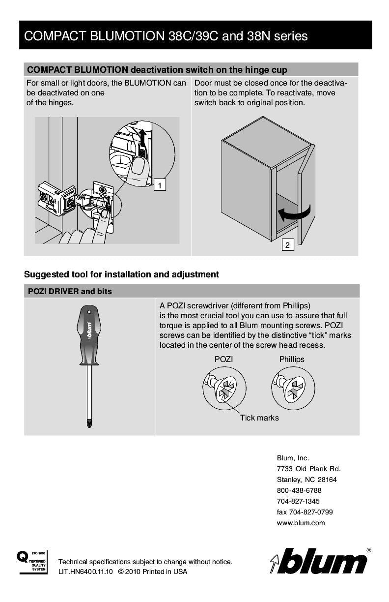 830 Soft Close Replacement Hinges – Hinge Meister