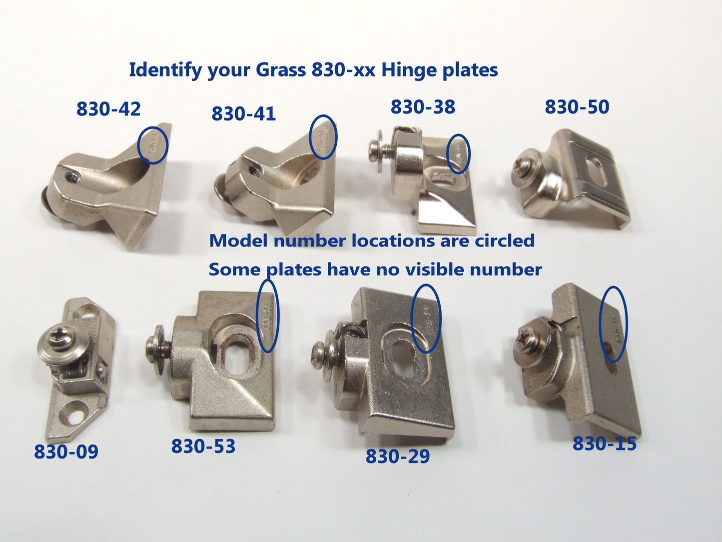 Grass 830-13 Soft Close Replacement Hinges - Sold as PAIRS!