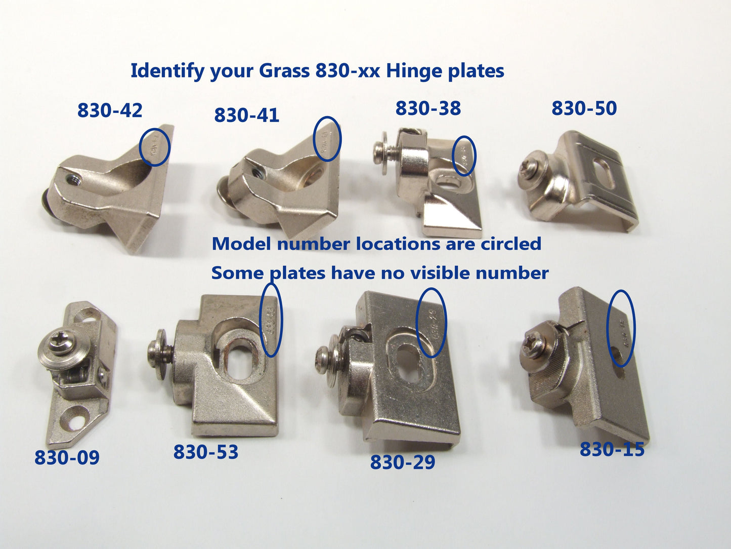 Grass 830-14 Soft Close Replacement Hinges - Sold as PAIRS!