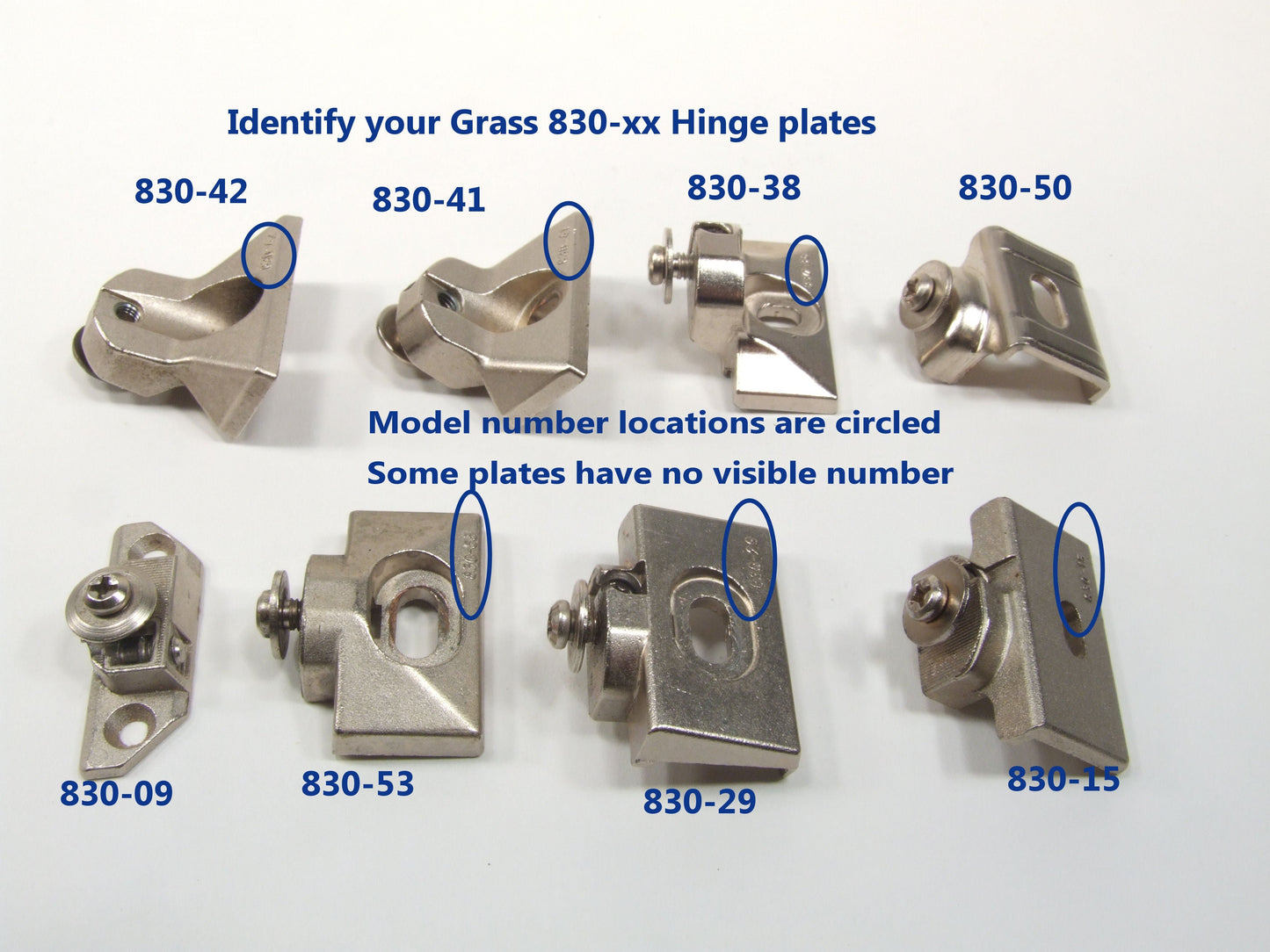 Grass 830-15 Soft Close Replacement Hinges - Sold as PAIRS!