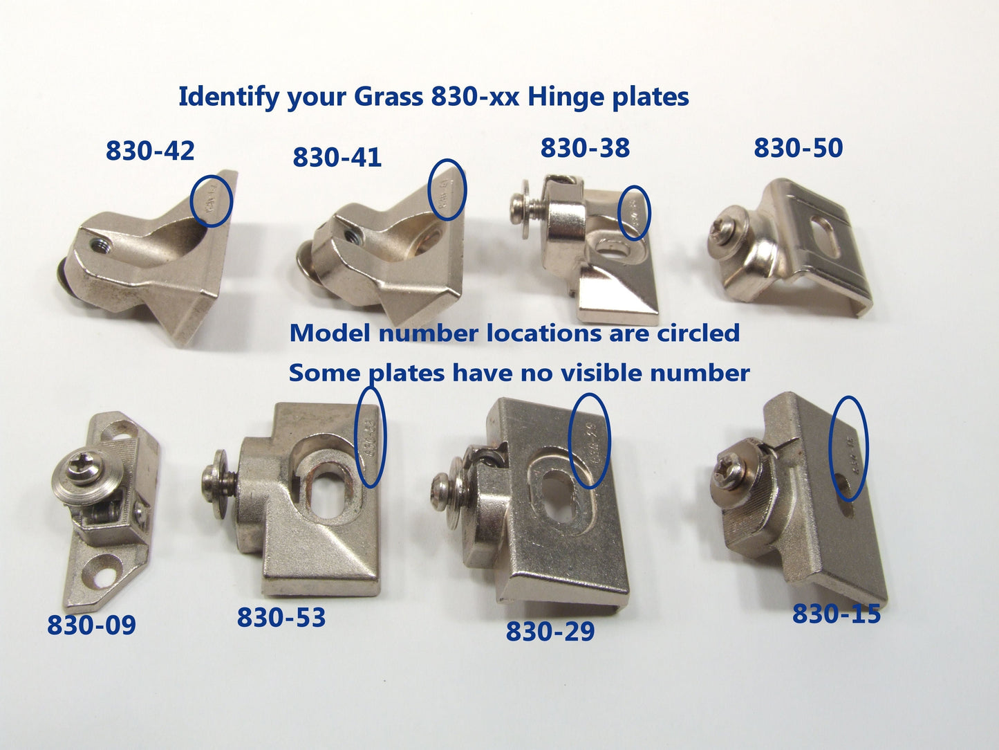 Grass 830-29 Soft Close Replacement Hinges - Sold as PAIRS!